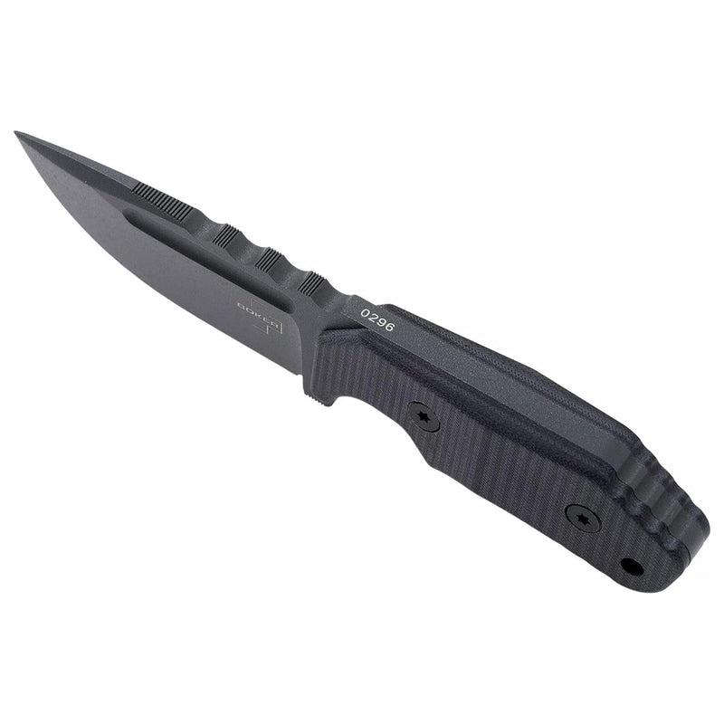 Boker Plus Little Dvalin Black Stały nóż D2 Stal nierdzewna EDC