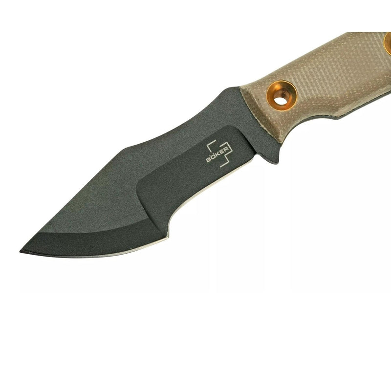 Boker Plus Micro Tracker Stałe Ostrze 1095 Stalowa stalowa ostrz narzędzie przetrwania EDC