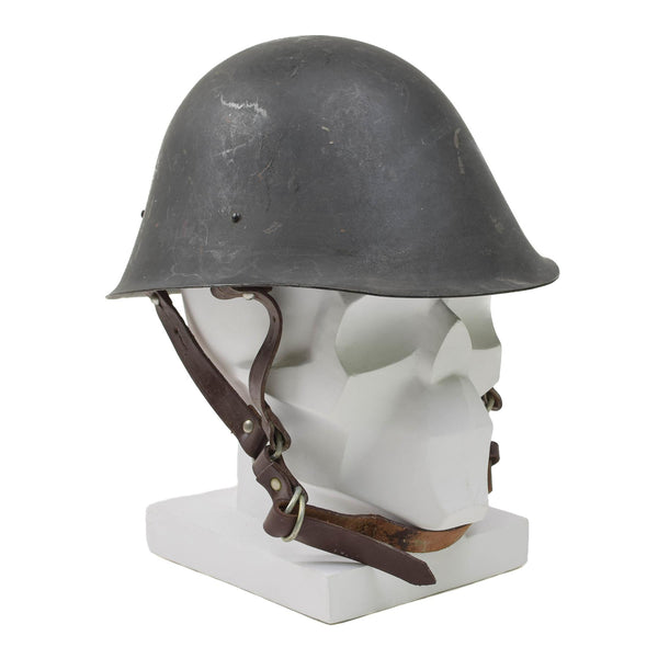 Oryginalny rumuński hełm taktyczny taktyczny M73 Paratrooper Chinstrap Olive