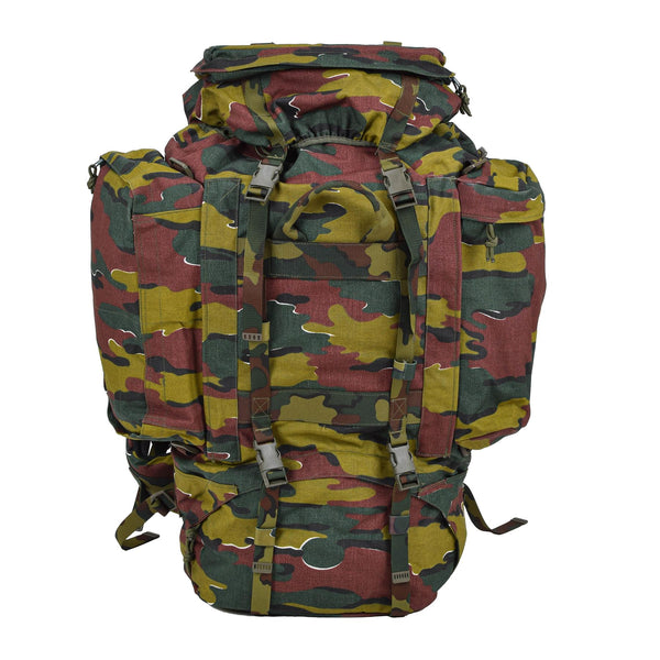 Oryginalna belgijska wojskowa 120L taktyczna plecak Jigsaw Camo Waterproof Work Nowa