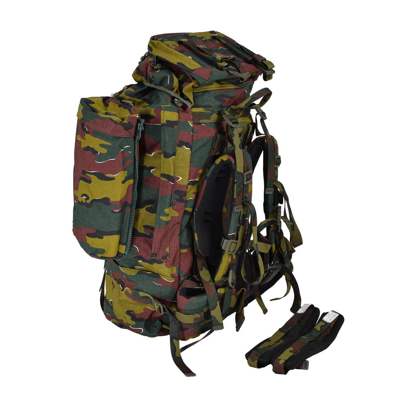 Oryginalna belgijska wojskowa 120L taktyczna plecak Jigsaw Camo Waterproof Work Nowa