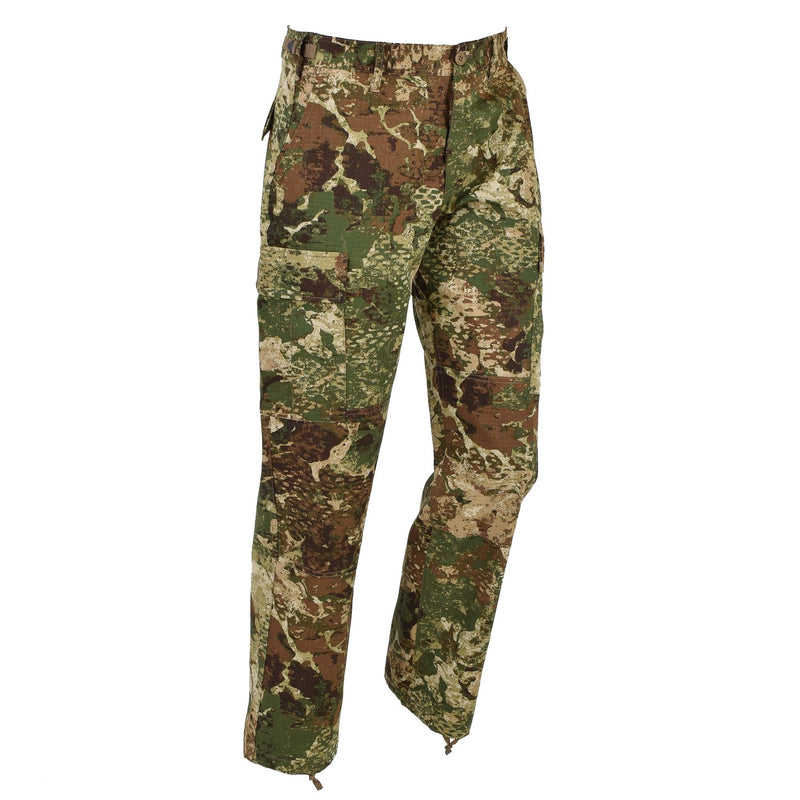 MIL-TEC Military US BDU Field Pants R/S Spodary Kamuflaż Regulowany talia