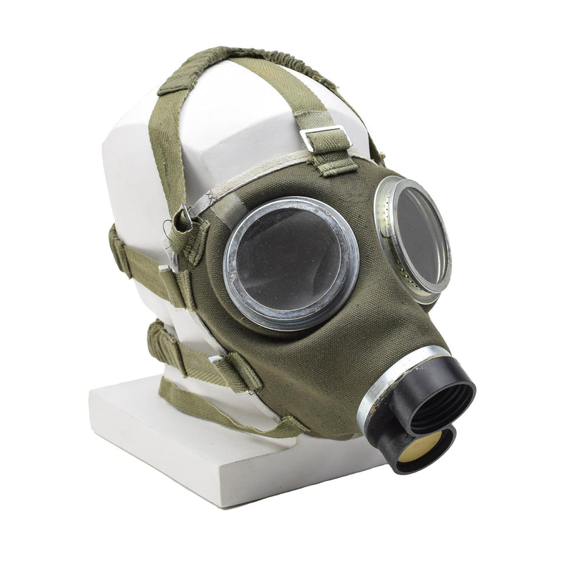 Oryginalna węgierska maska ​​gazowa wojskowa M67 Respirator Ochrona twarzy Vintage Army