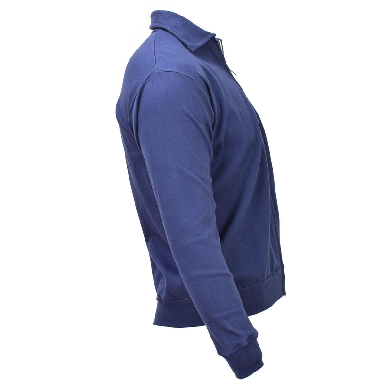 Oryginalna włoska misteria powietrza wojskowa Blue Sport Full Zip Sportswear Nowa nowa