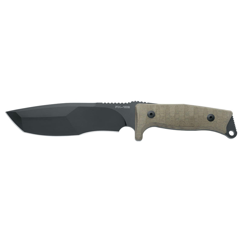 Fox Knives FX-132 mgt trapper stał taktyczny nóż tanto n690co czarne ostrze