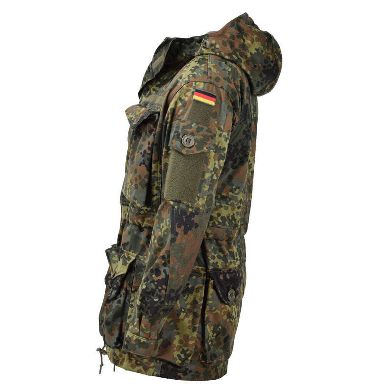 Leo Kohler wojskowy Ksk Smock Tactical Jacket Field Army Flecktarn Camo