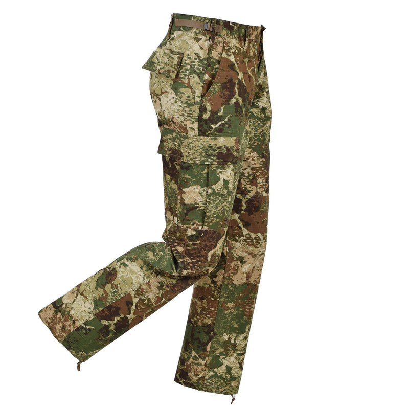 MIL-TEC Military US BDU Field Pants R/S Spodary Kamuflaż Regulowany talia