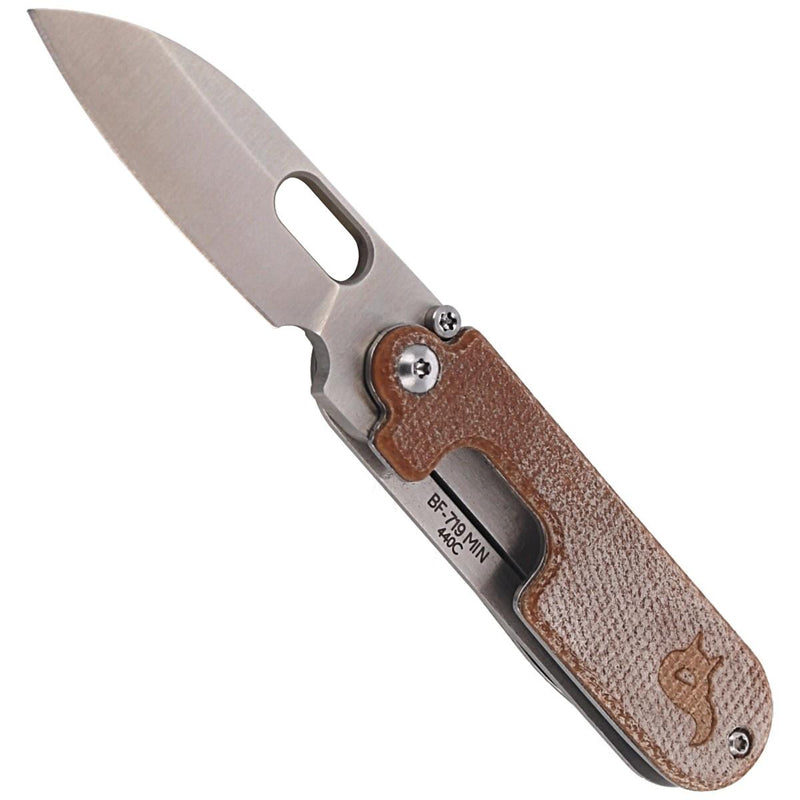 Fox Knives Fasol Gen2 Składający kieszonkowy nóż Micarta Stal ze stali nierdzewnej 440C