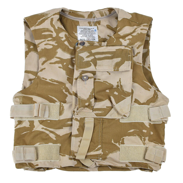 Oryginalny Brytyjski Wojskowy Flak Vest DPM Desert Camouflage Tactical