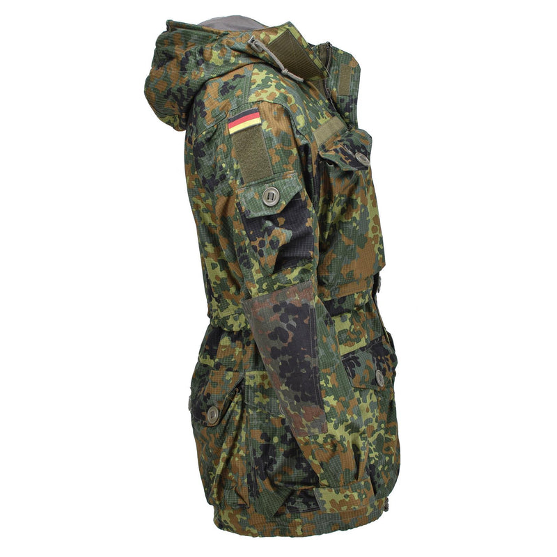 Leo Kohler wojskowy Ripstop Smock Flecklecktarn Camouflage Tactical Cordura