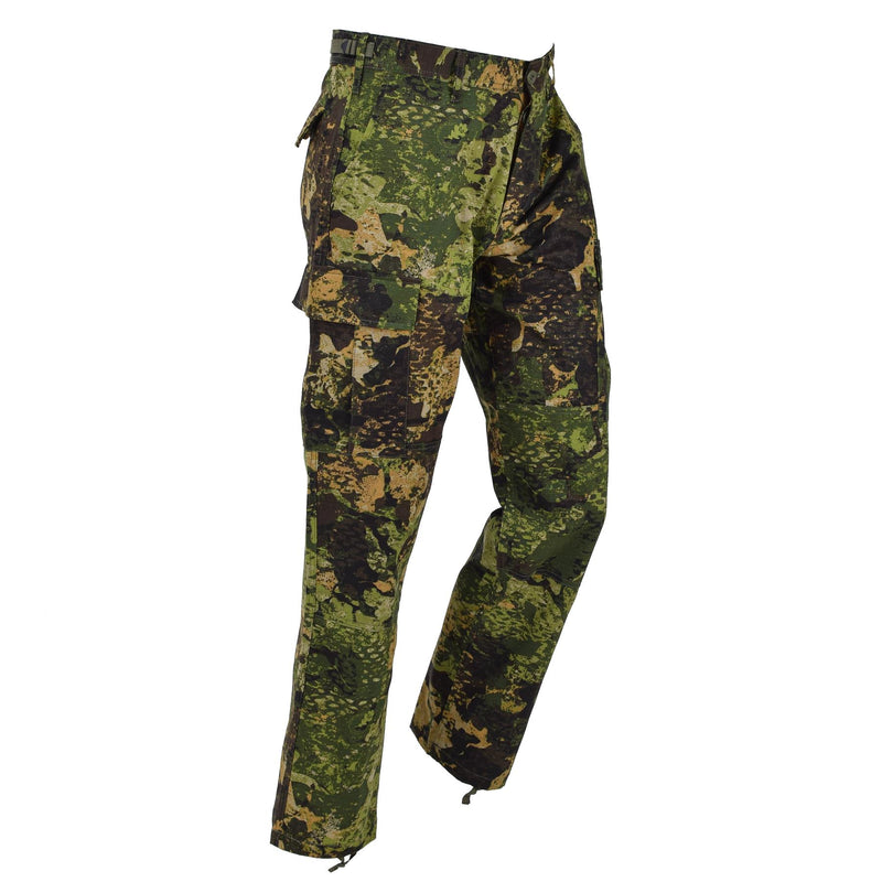 MIL-TEC Military US BDU Field Pants R/S Spodary Kamuflaż Regulowany talia