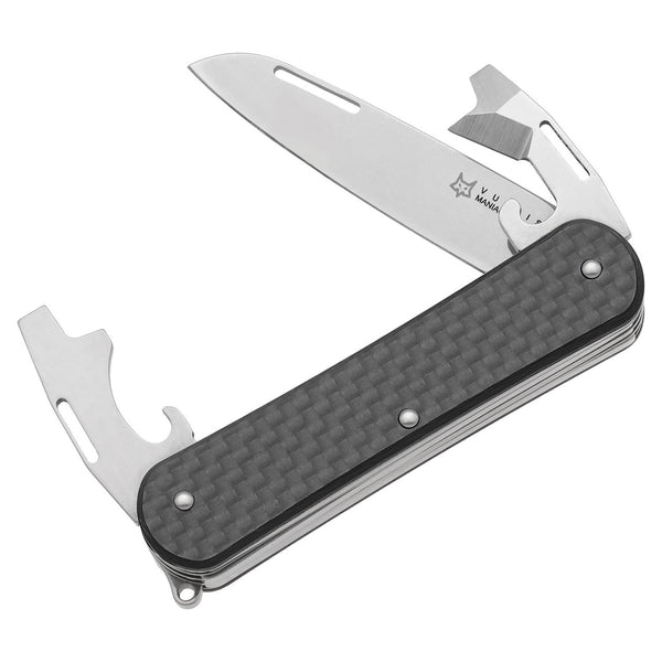 Fox Knives vulpis FX-VP130-3 CF Multi Tool Cocket Knife stal nierdzewna M390