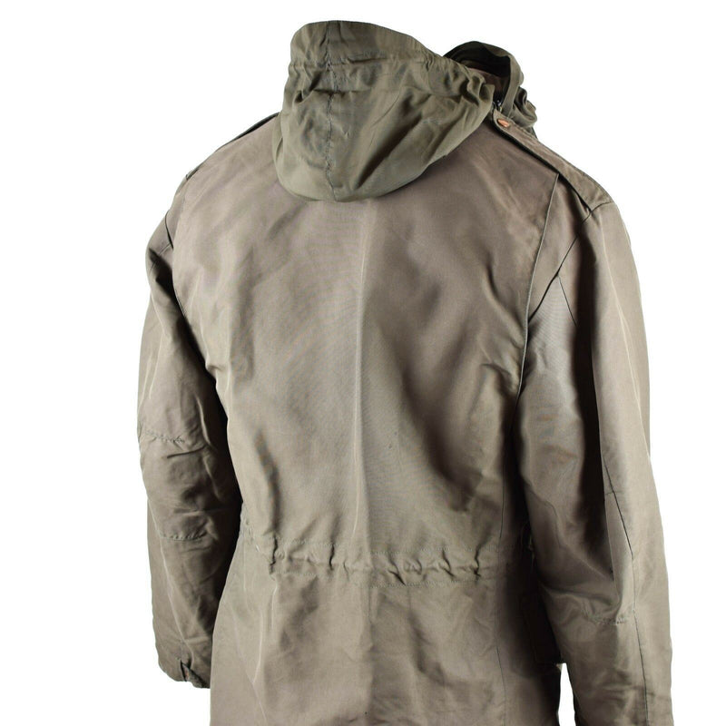 Oryginalna armia austriacka kurtka M65 Goretex wojskowy Olive Parkha Waterproof