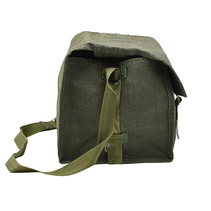 Oryginalny polski armia ramię w stylu Olive Olive Green Haversack Retro Bread Bag Nowa