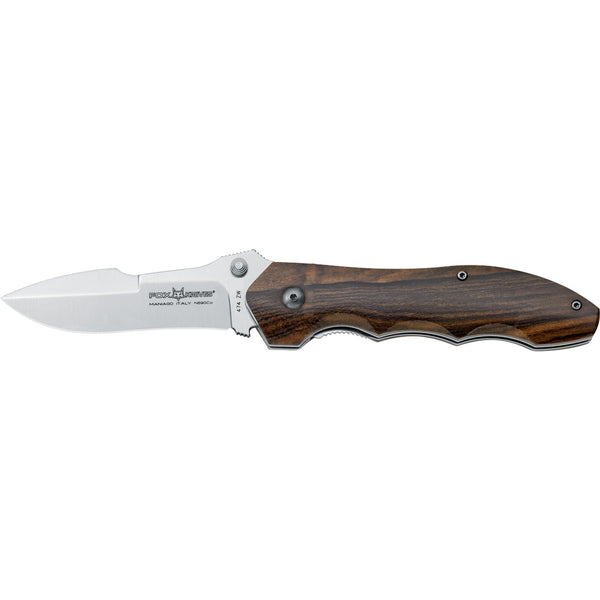 Fox Knives Brand Welies Chinook Składający nóż ze stali nierdzewnej N690CO Ziricote Wood