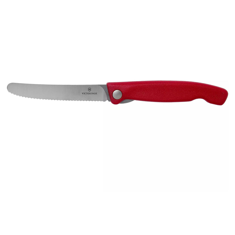 Victorinox Swiss Classic Folding Paring Nóż ze stali nierdzewnej Czerwony