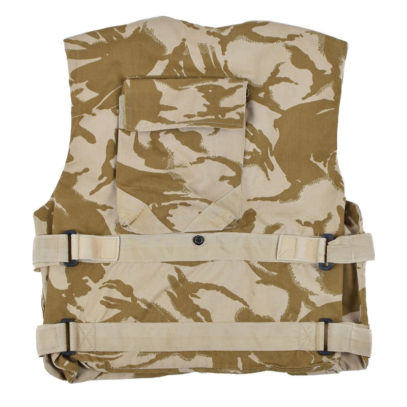 Oryginalny Brytyjski Wojskowy Flak Vest DPM Desert Camouflage Tactical