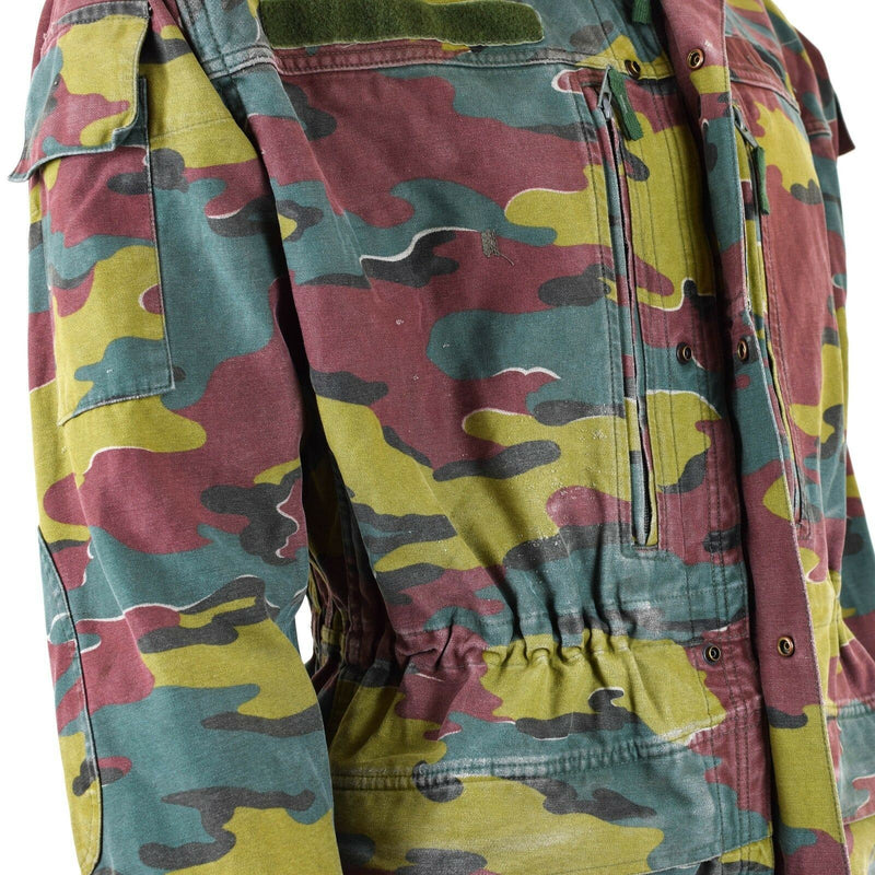 Oryginalny belgijska armia wojskowa M90 Field Jacket Parma Jigsaw Camo SUDRPLUS