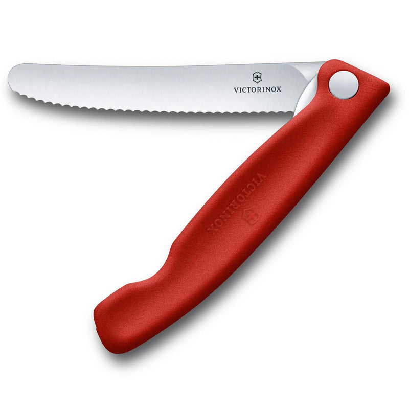 Victorinox Swiss Classic Folding Paring Nóż ze stali nierdzewnej Czerwony