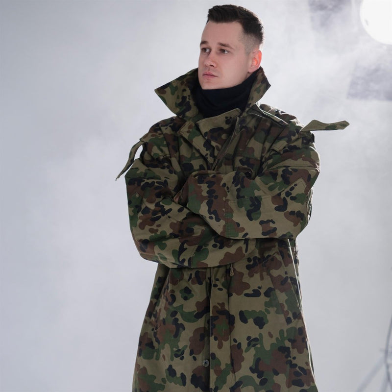 Oryginalna armia rumuńska Parkana M93 Combat Camo Leaf BDU Kurtka wojskowa