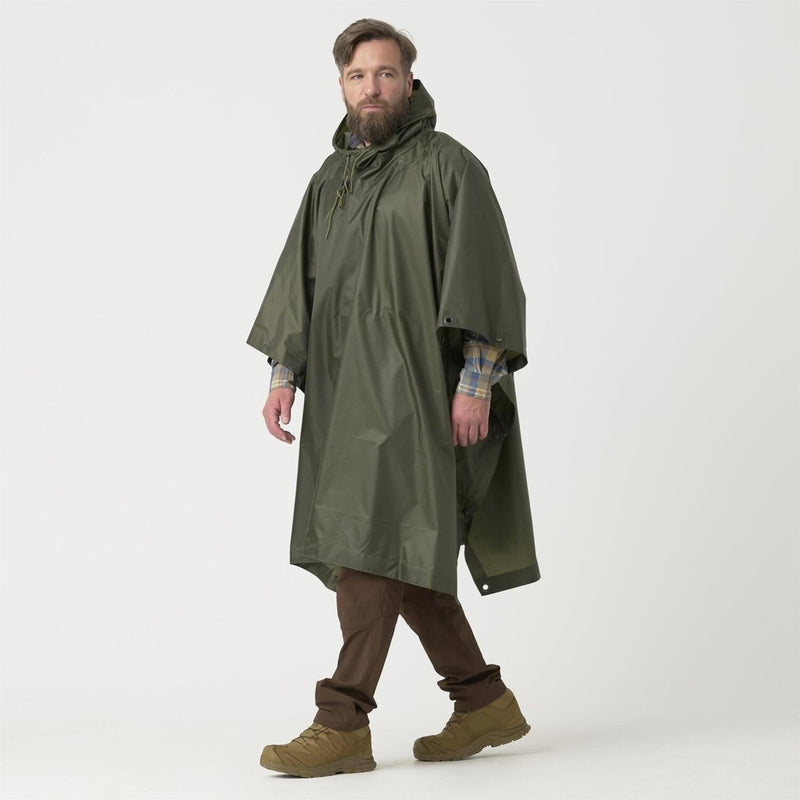 HELIKON-TEX Model armii amerykańskiej Poncho Lekki wodoodporny sprzęt deszczowy taktyczny