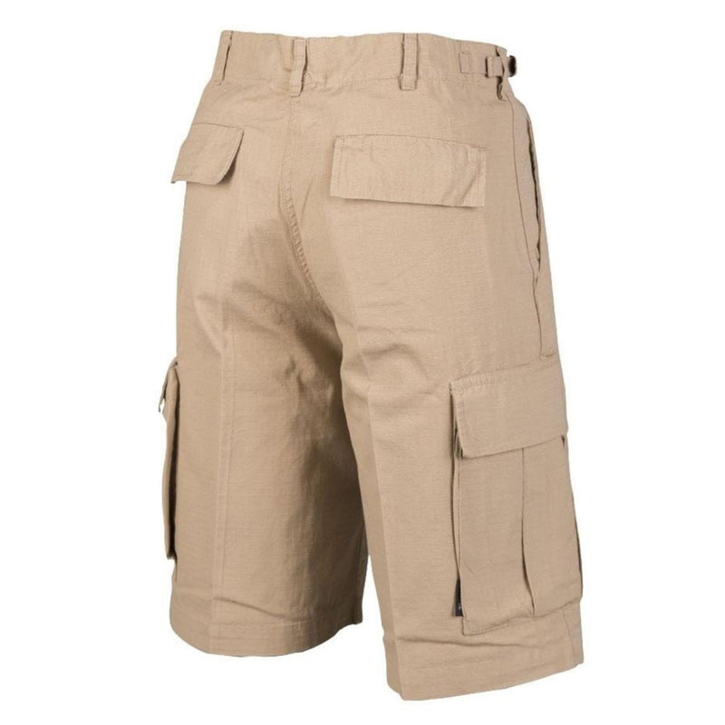 Mil-Tec marka amerykańskich bermudów w stylu Bermudy Premiery Khaki BDU Ripstop Shorts