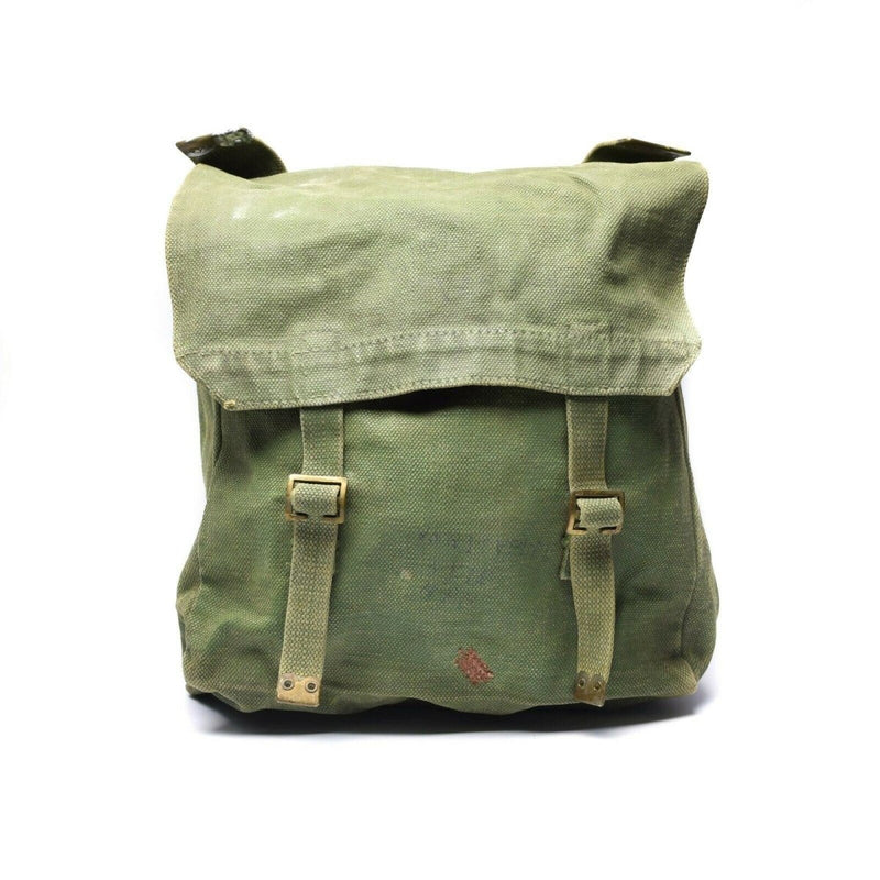 Oryginalne brytyjskie wojsko M37 Haversack Canvas Bag Duża boczna torba oliwka