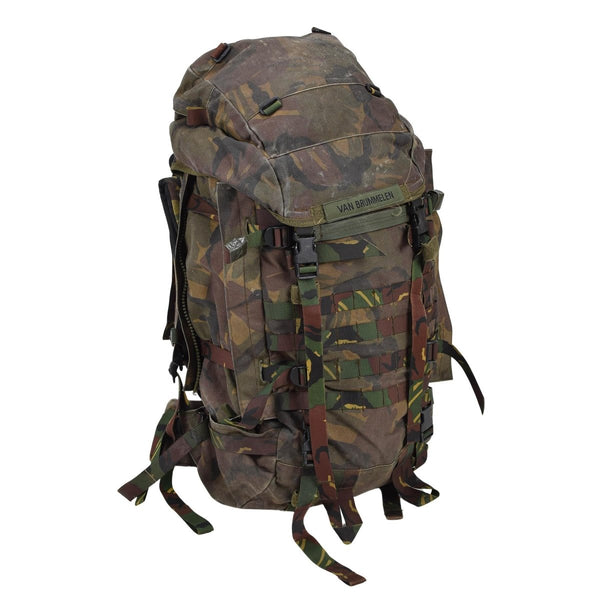 Oryginalny holenderski wojskowy plecak 60L Molle Loops DPM Woodland Camo