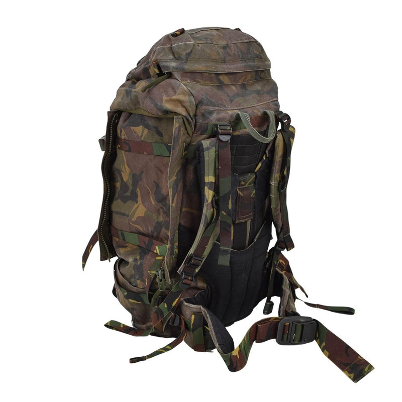 Oryginalny holenderski wojskowy plecak 60L Molle Loops DPM Woodland Camo