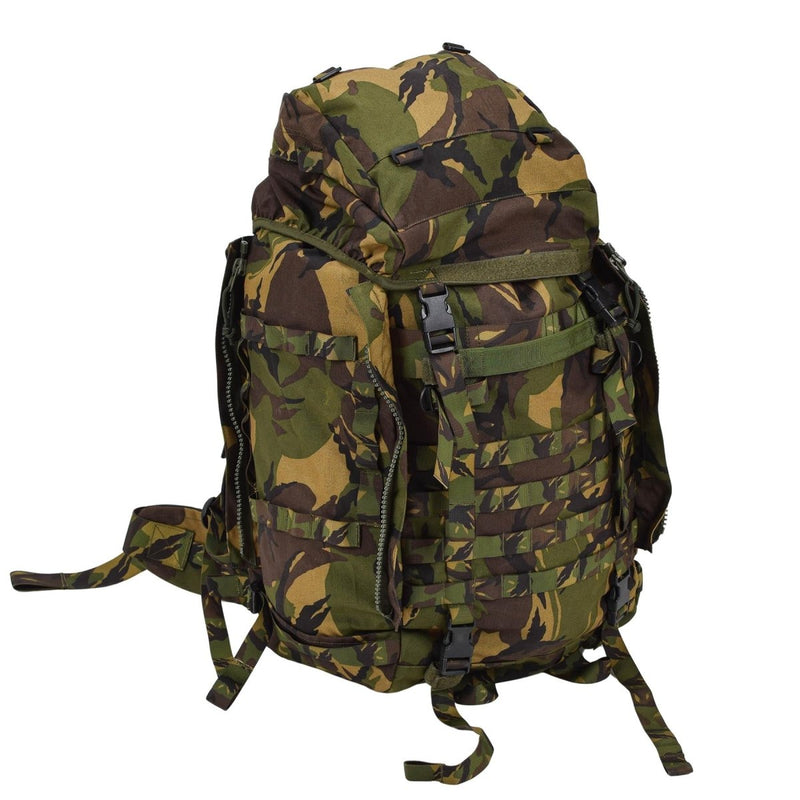 Oryginalny holenderski wojskowy plecak 60L Molle Loops DPM Woodland Camo