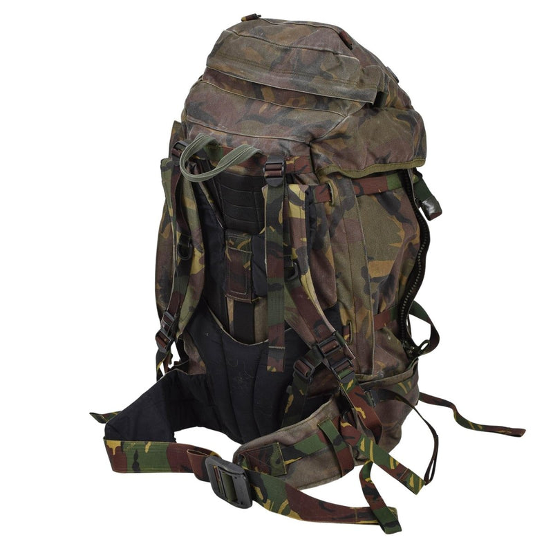 Oryginalny holenderski wojskowy plecak 60L Molle Loops DPM Woodland Camo