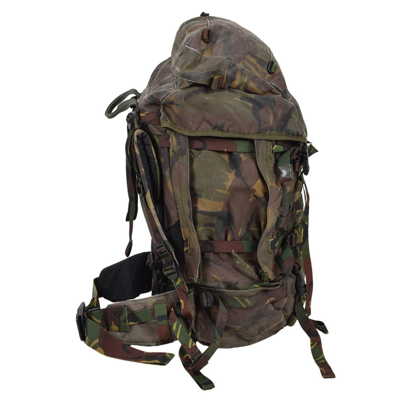 Oryginalny holenderski wojskowy plecak 60L Molle Loops DPM Woodland Camo