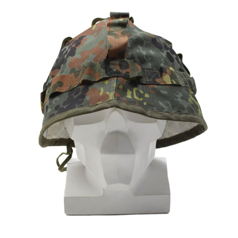 Oryginalna okładka niemieckiego hełmu wojskowego Flecklecktarn Camouflage Army Pisma new