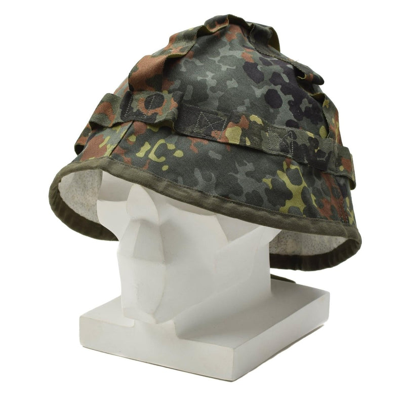 Oryginalna okładka niemieckiego hełmu wojskowego Flecklecktarn Camouflage Army Pisma new