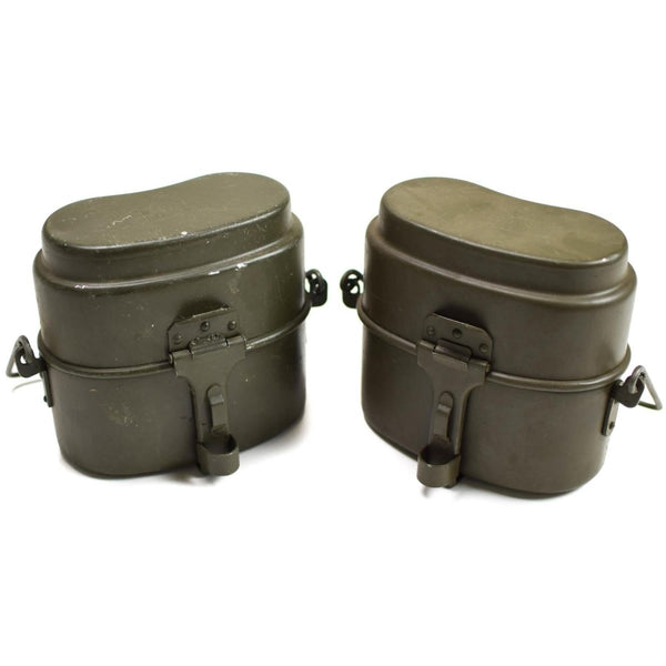 Oryginalny Polski zestaw bałaganu Aluminium Wojskowy Bowler Pot Picien Camping Olive