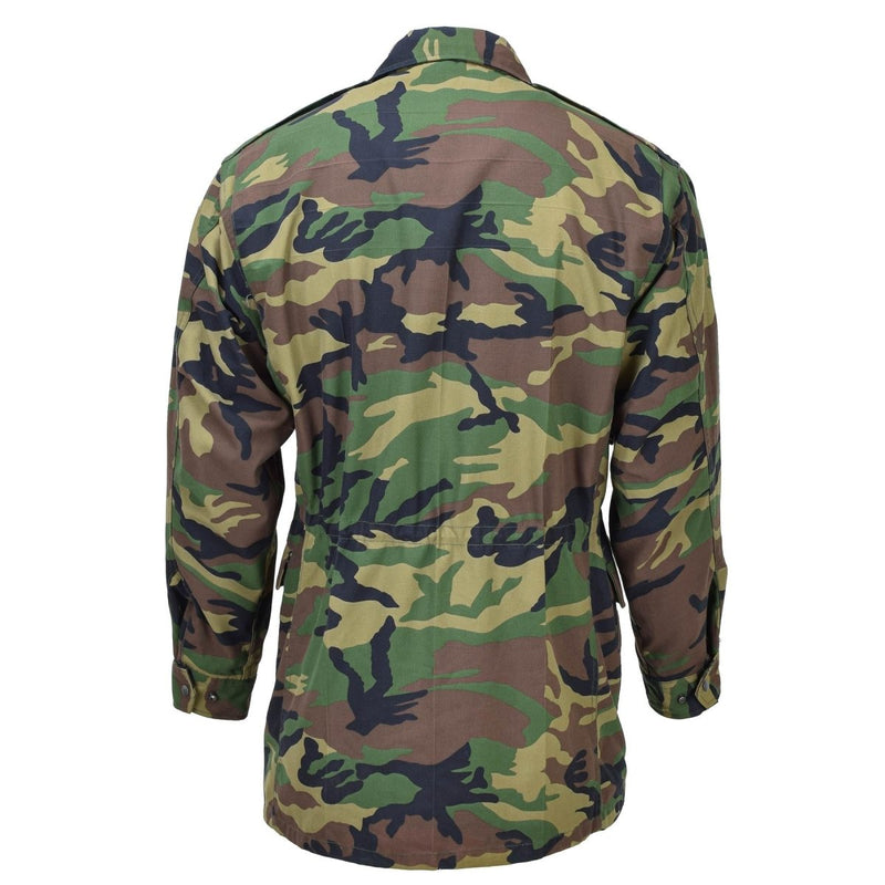 Oryginalny Korea Południowa Wojskowa Parka M90 Woodland Camo Regulowane Walka pola