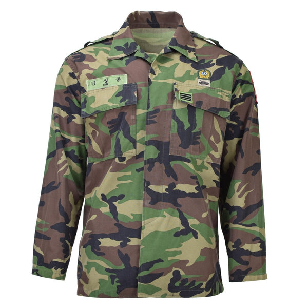 Oryginalne południowokoreańskie koszule wojskowe M90 ​​Woodland Camo Combat Field