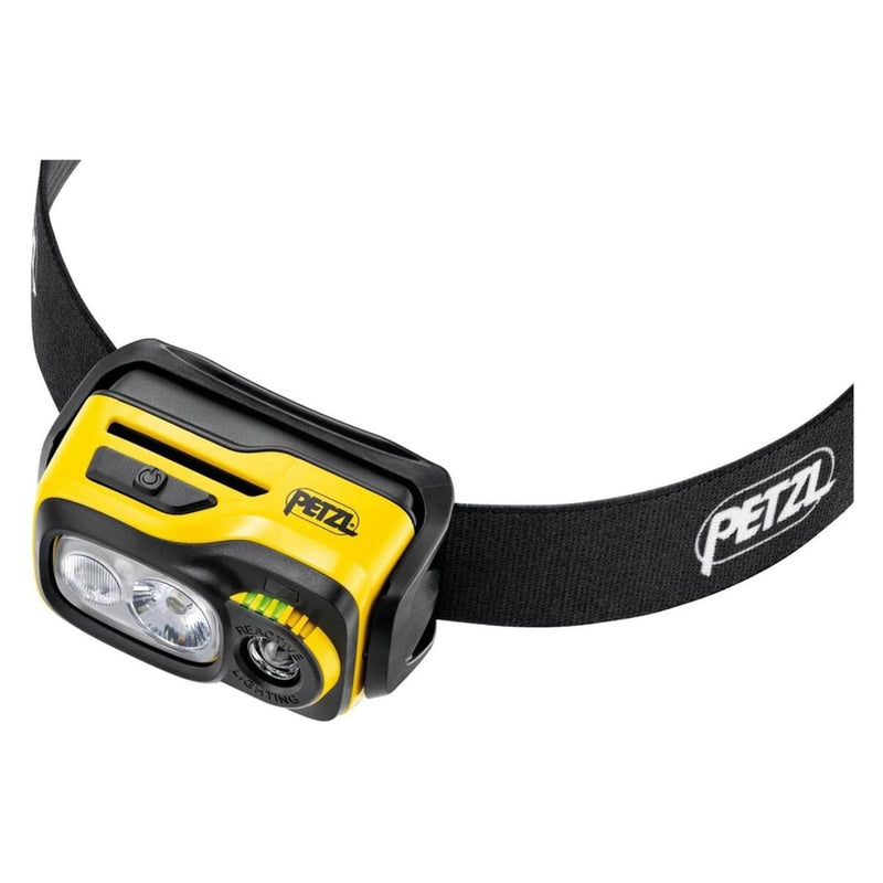 Petzl Swift RL Latarka na głowę 1100 Lumen ładowalne wodoodporne żółte żółte