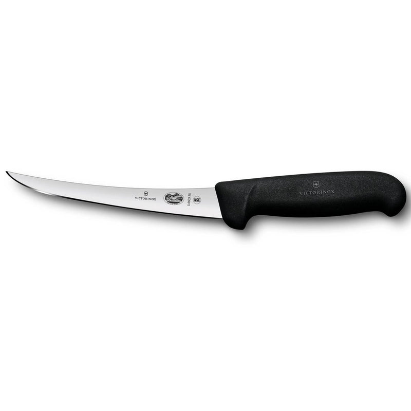 Victorinox Elastyczna nóż Boning Stal Stael Black Black TPE rączka