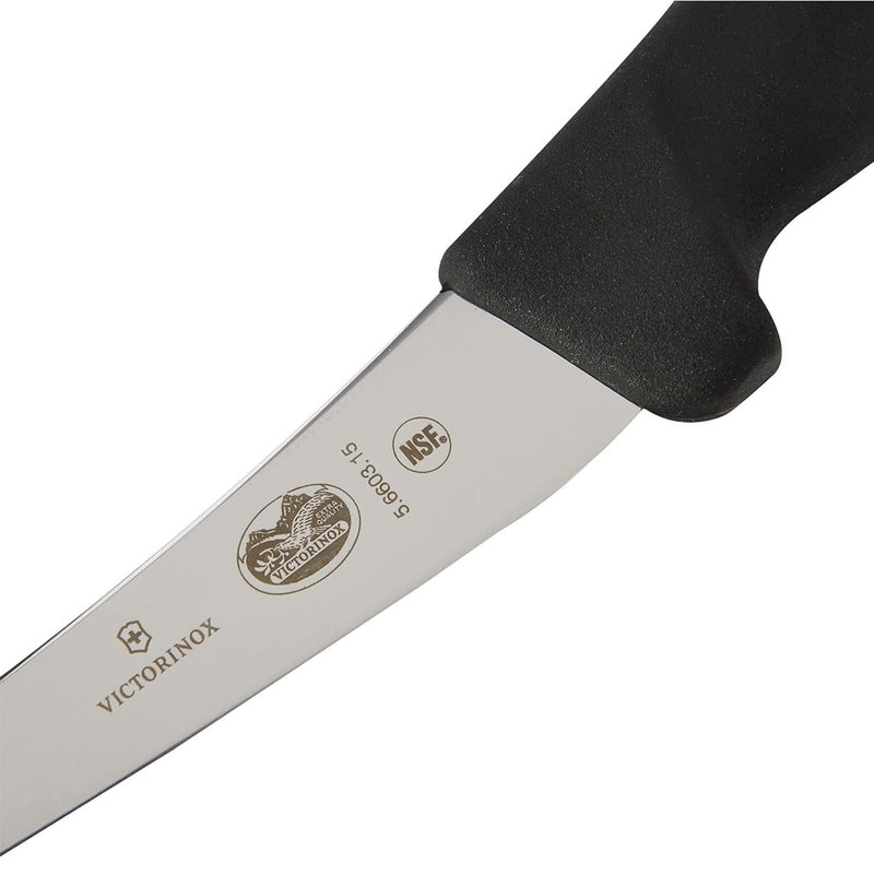 Victorinox Elastyczna nóż Boning Stal Stael Black Black TPE rączka