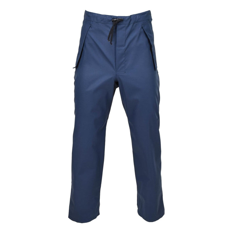 blue color royal air force rain pants 