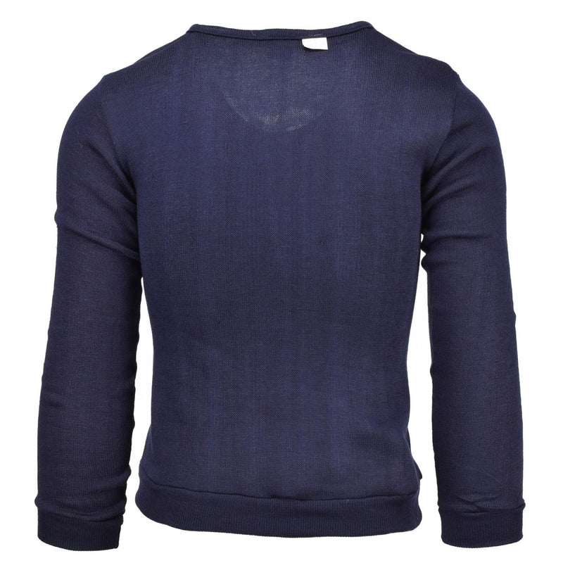 Military School Blue Jersey v-neck