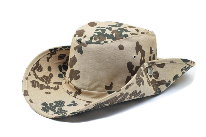 MFH Brand Military style panama hat tropical flecktarn bucket summer cap cr