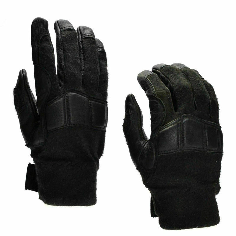 Original Austrian Army combat tactical gloves Leather Nomex military gloves