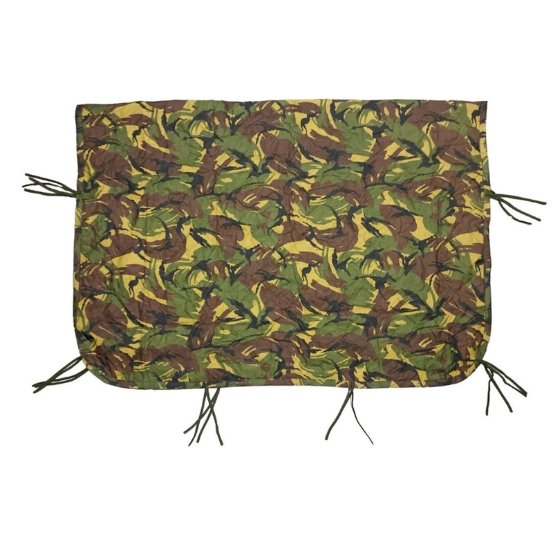 Original Dutch military DPM camo poncho liner compact lightweight